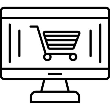 Çevrimiçi Svg Simgesi, Web Kullanımı için Vektör İllüstrasyonu Al