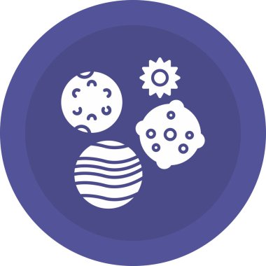 Web Kullanımı için Evrensel Simge, Vektör İllüstrasyonu