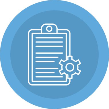 Web Kullanımı için Proje Simgesi, Vektör İllüstrasyonu