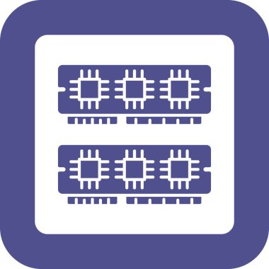 Ram Simgesi, Web Kullanımı için Vektör İllüstrasyonu