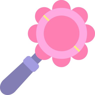 Web Kullanımı için Çıngırak Simgesi, Vektör İllüstrasyonu