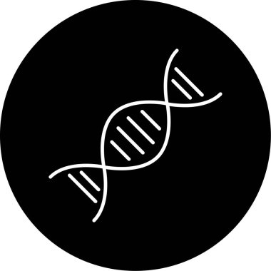 Web Kullanımı için DNA Simgesi, Vektör İllüstrasyonu