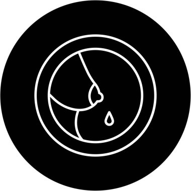 Web kullanımı için Emzirme Simgesi, Vektör İllüstrasyonu