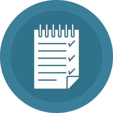 Web Kullanımı için Görev Simgesi, Vektör İllüstrasyonu