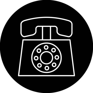 Web Kullanımı için Telefon Simgesi, Vektör Resimleri Çevir