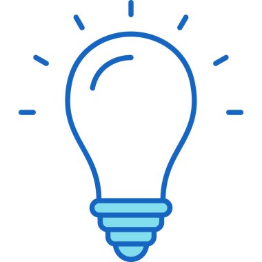 Web Kullanımı için Fikir Simgesi, Vektör İllüstrasyonu