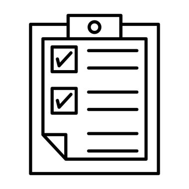 Notepad.svg Simgesi, Web Kullanımı için Vektör İllüstrasyonu