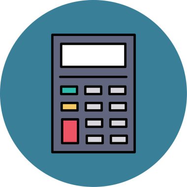 Web Kullanımı için Hesap Makinesi Simgesi, Vektör Resimleri