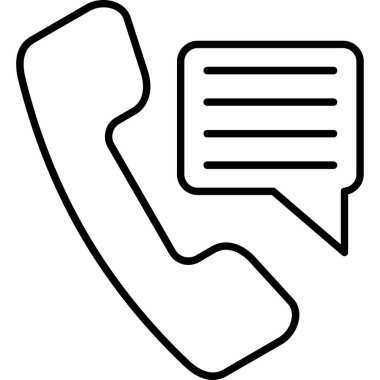 Telefon. svg Simgesi, Web Kullanımı için Vektör İllüstrasyonu