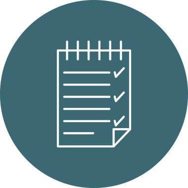 Web Kullanımı için Görev Simgesi, Vektör İllüstrasyonu