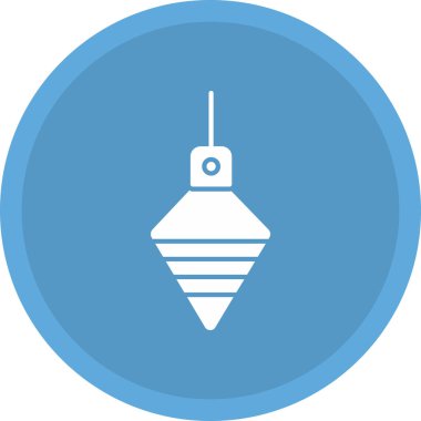 Plumb Bob Simgesi, Web Kullanımı için Vektör İllüstrasyonu