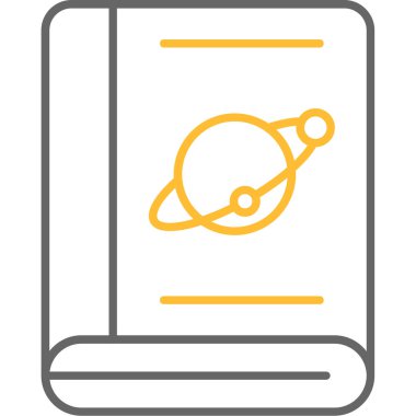 Web Kullanımı için Kitap Simgesi, Vektör İllüstrasyonu