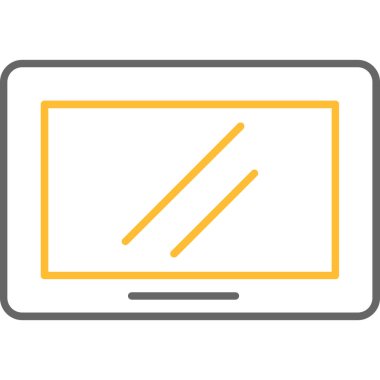 Web Kullanımı için Sekme Simgesi, Vektör İllüstrasyonu