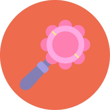 Web Kullanımı için Çıngırak Simgesi, Vektör İllüstrasyonu