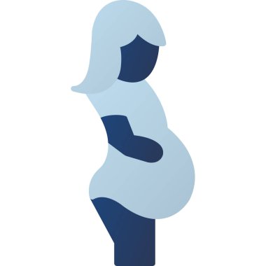 Web Kullanımı için Hamilelik Simgesi, Vektör İllüstrasyonu