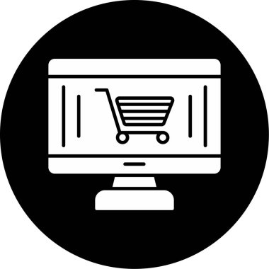 ecommerce shopping online icon in outline style