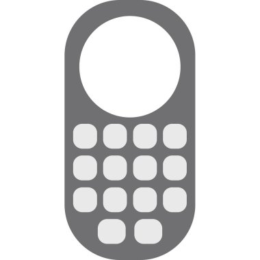 Moda Biçiminde Hesaplayıcı Simgesi İzole Arkaplan