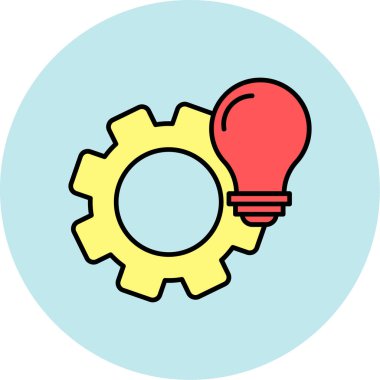 dişli vektör simgesi modern basit illüstrasyon