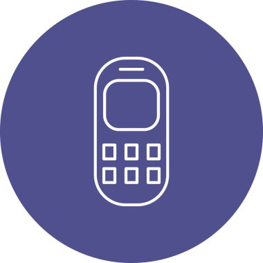 Eşsiz Telefon Vektörü Kabartma Simgesi