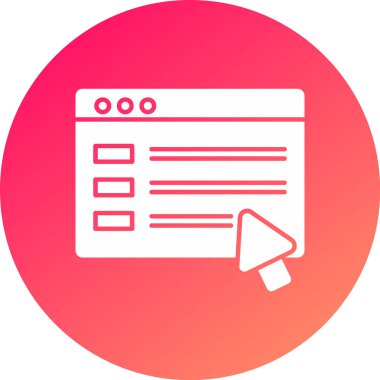 Belge simgesinin vektör illüstrasyonu