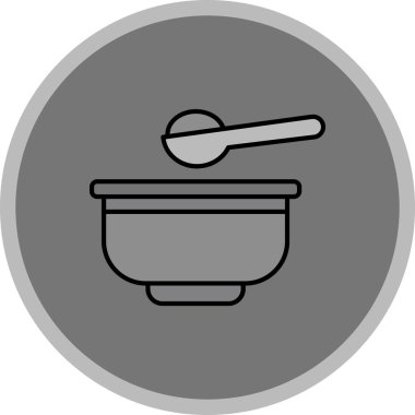 Gıda simgesinin vektör illüstrasyonu