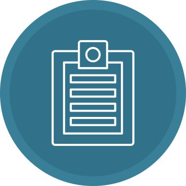 Belge simgesinin vektör illüstrasyonu