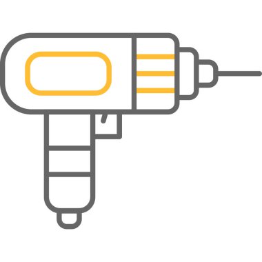 matkap simgesinin vektör illüstrasyonu