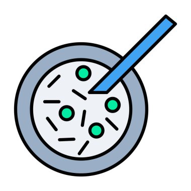 Hedef simge renk ana hatları vektörü