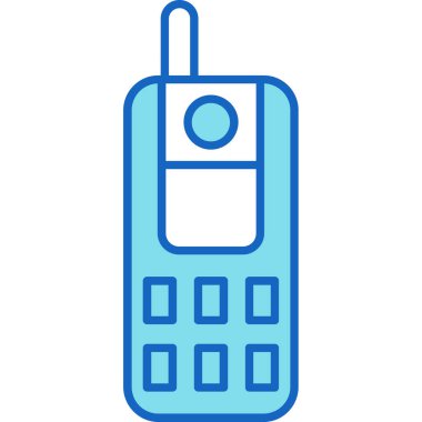 - Telefon. Web simgesi basit illüstrasyon