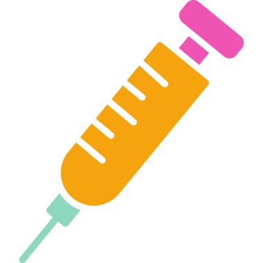 Şırınga. Web simgesi basit illüstrasyon