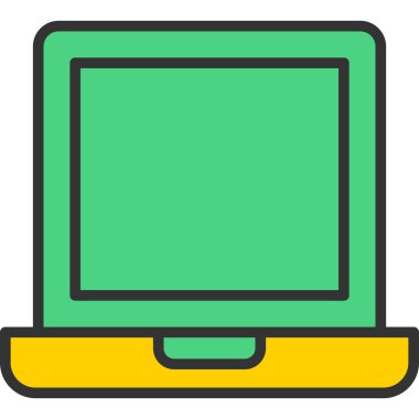 bilgisayar ekranı simgesi. vektör illüstrasyonu