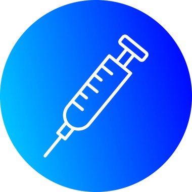 Moda biçimi izole edilmiş arkaplanda şırınga simgesi