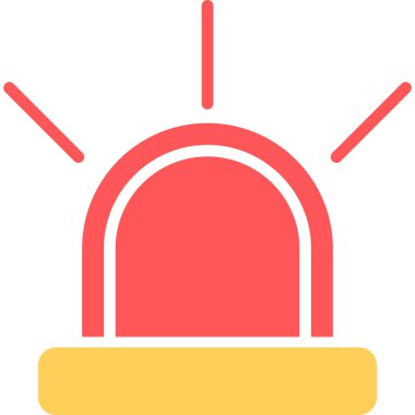 Ampul. Web simgesi basit illüstrasyon