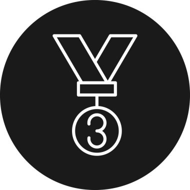 Ödül kupası ikonu. basit biçim.