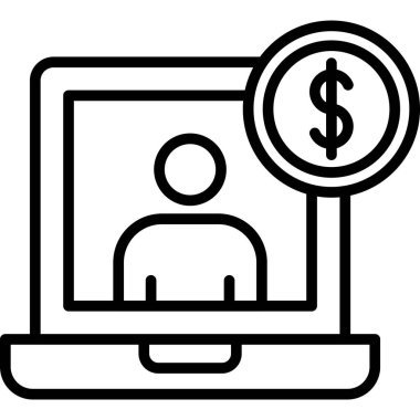 işletme parası finans simgesi