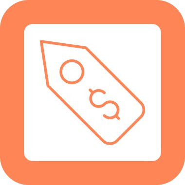 etiket vektör simgesi modern illüstrasyon