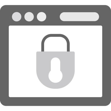 güvenlik kilidi vektör simgesi