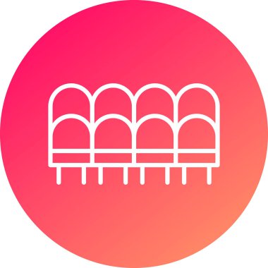 renk çizgisi davul simgesi beyaz arkaplanda izole edildi. Müzik işareti. müzik aleti sembolü. Değişken rastgele dinamik şekiller. vektör.