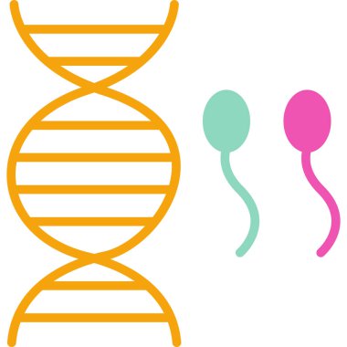 DNA sembolünün vektör çizimi