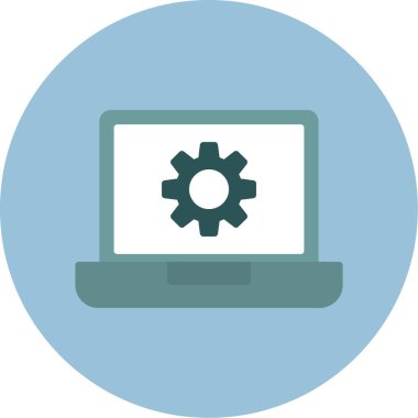 vektör dizüstü simgesi illüstrasyonu