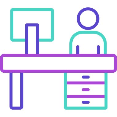 seo modern simgesinin vektör illüstrasyonu