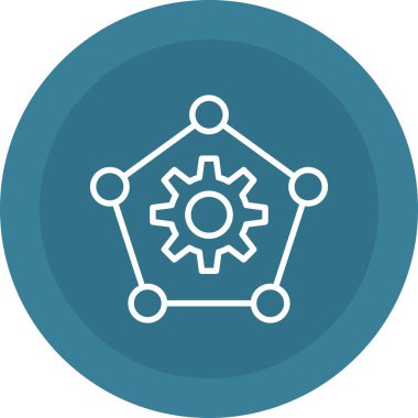 Vektör ayarı Simge illüstrasyonu