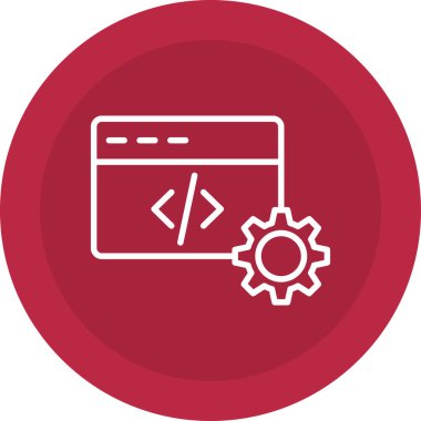 seo modern simgesinin vektör illüstrasyonu