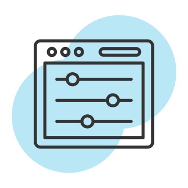 Web simgesi tasarımı vektör illüstrasyonu