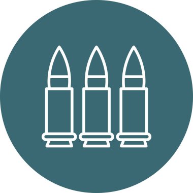 Kurşun. Web simgesi basit illüstrasyon