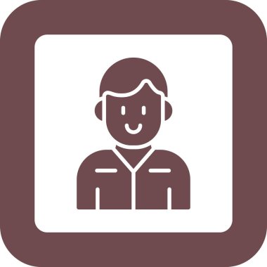 Avatar Adam. Basit illüstrasyon