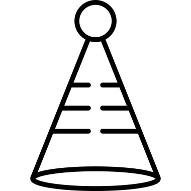 Koni noel simgesi taslak biçiminde