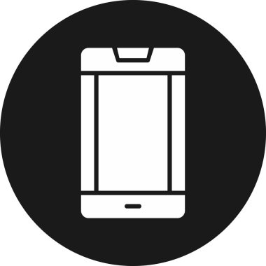 Akıllı telefon simgesinin vektör illüstrasyonu