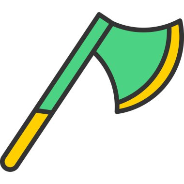 kürek simgesi vektör illüstrasyonu