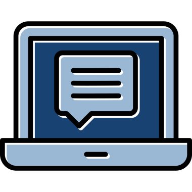 dizüstü bilgisayarınızla konuşma balonu